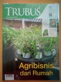 Image of Majalah trubus Buku  Agribisnis dari rumah